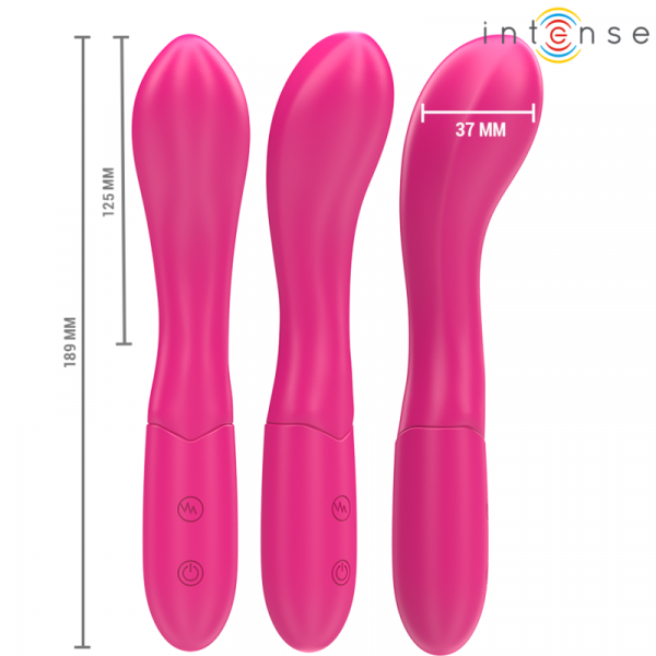 img_195713_c1e7df8ad579cd5dcfd7b070ebb8b13a_1.png INTENSE - LISETTE VIBRADOR 19 CM FLEXIBLE 10 VIBRACIONES ROSA
