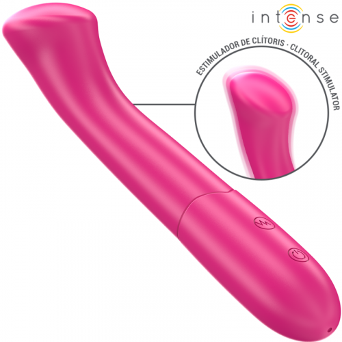 img_195717_b980b32d11f279b30a09ebf1fe975f06_1.png INTENSE - PATY VIBRADOR 19 CM FLEXIBLE 10 VIBRACIONES MODELO 2 ROSA