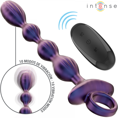 img_196178_f274f791df91e03011110b88fc11a3f3_1.png INTENSE - JACKIE PLUG ANAL VIBRADOR MODELO 1 CONTROL REMOTO