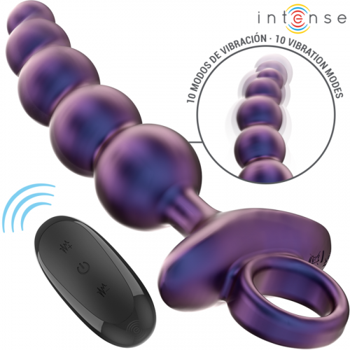 img_196187_e8cd7803f2a75f0c38dd28548261f492_1.png INTENSE - TITO PLUG ANAL VIBRADOR MODELO 3 CONTROL REMOTO