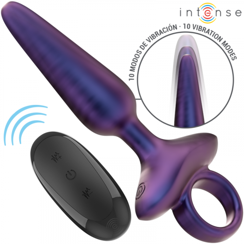 img_196195_71ee502aeb3aaf2200fb024aa7b14d79_1.png INTENSE - MARLON PLUG ANAL VIBRADOR MODELO 4 CONTROL REMOTO