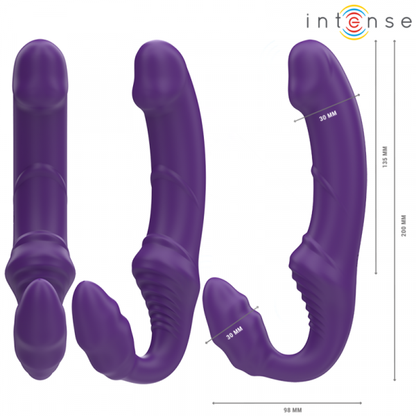 img_196201_9bbba639697a233210975a09d5e7473a_1.png INTENSE - JILL VIBRADOR DOBLE 20 CM VIOLETA CONTROL REMOTO