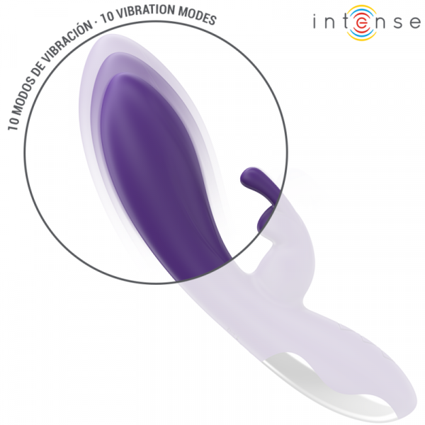 img_196292_c80ad84a116e234cd23de92862abdf15_1.png INTENSE - RANDALL VIBRADOR RABBIT 10 VIBRACIONES MORADO