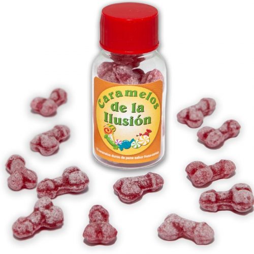 img_196604_044a63b3db90ba1434c78a1db4b8c571_1.jpg DIABLO PICANTE - 12 CARAMELOS DE LA ILUSIÓN FORMA PENE FRESA/CEREZA