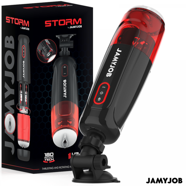 JAMYJOB - STORM MASTURBADOR VAGINA AUTOMÁTICO 10 MODOS ROTACIÓN Y EMPUJE