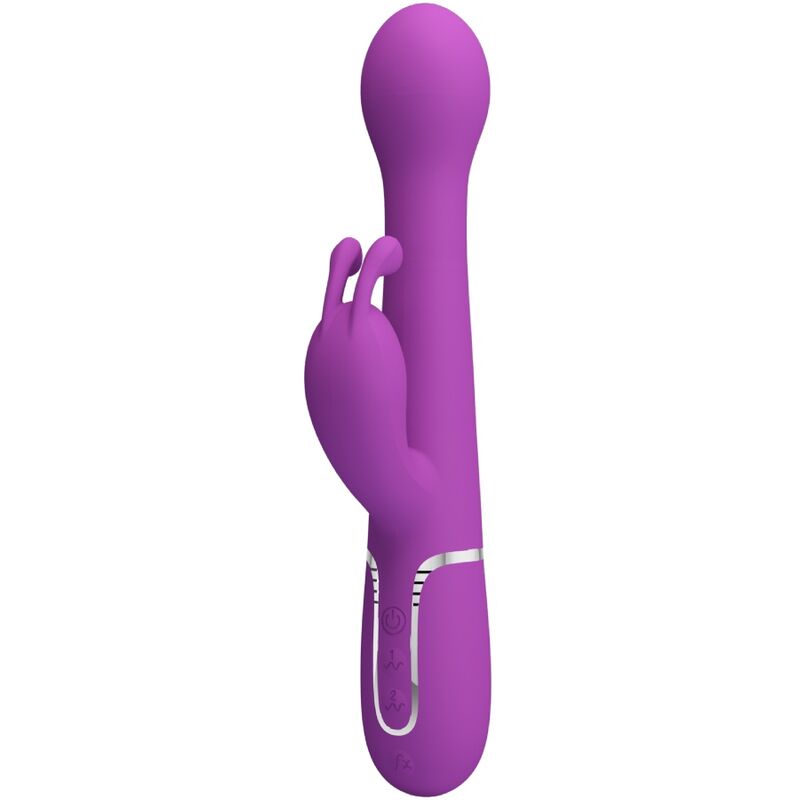 img_198011_38bad35dab80a84ed1fe92a75f149a70_1.jpg PRETTY LOVE - DEJON VIBRADOR RABBIT MULTIFUNCIÓN 3 EN 1 MORADO