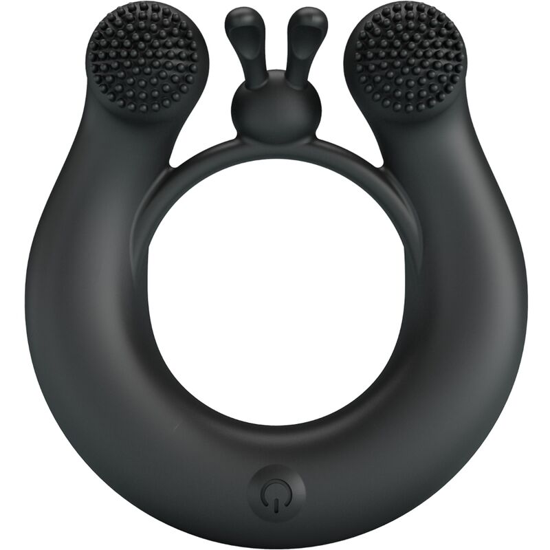 img_198247_cee2bfc3e7764aade40f64e51a058ca6_1.jpg PRETTY LOVE - DAHLIA ANILLO VIBRADOR + ESTIMULADOR DE CLÍTOIS 12 VIBRACIONES NEGRO