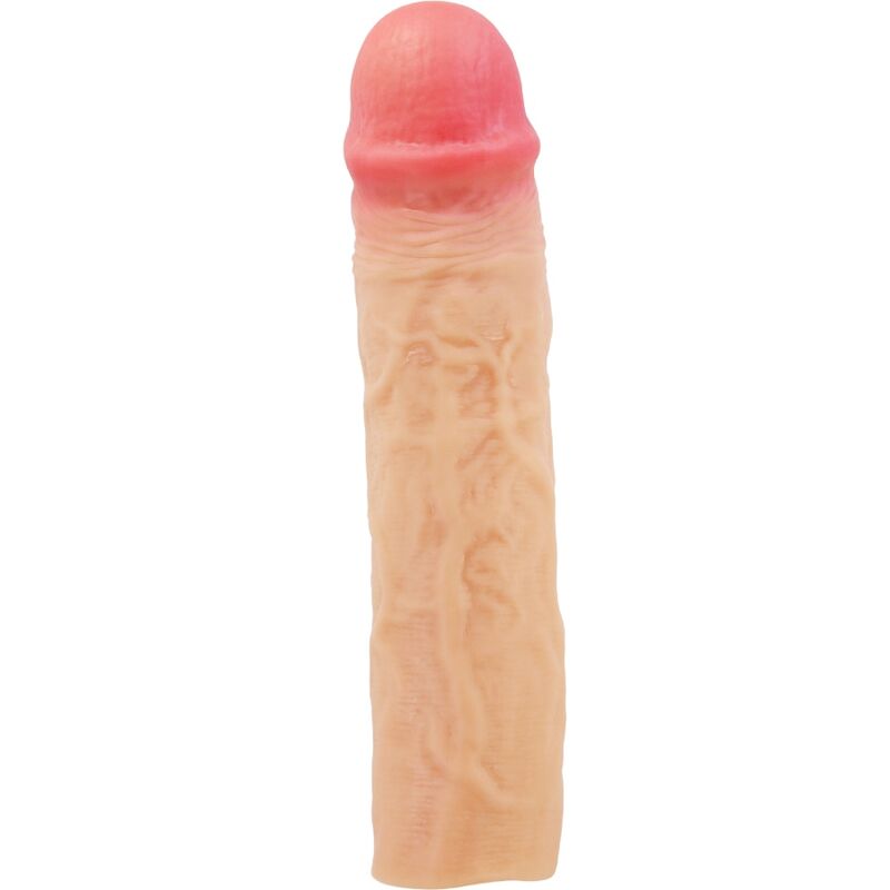 img_198599_785b3d172818ff7ad93bf2d7cdfbc495_1.jpg PRETTY LOVE - DEREK FUNDA PENE CON EXTENSIÓN DE 7.6 CM NATURAL