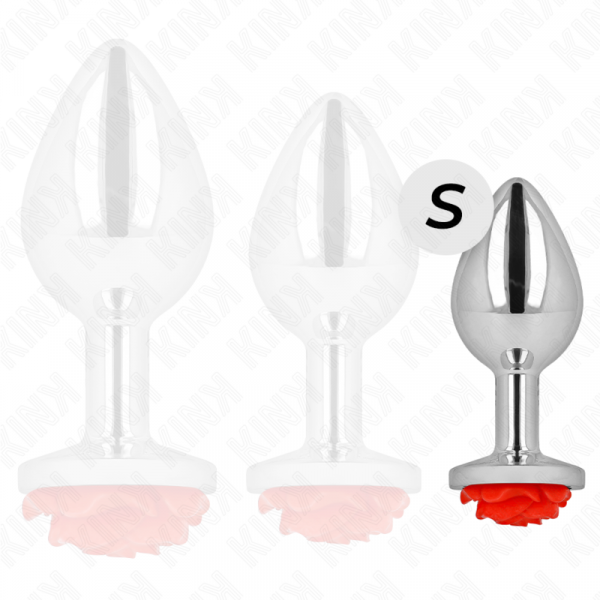 img_198998_954f0aa20cad4a1335cf1ed5cbd71e7a_1.png KINK - PLUG ANAL ROSA ROJA TALLA S