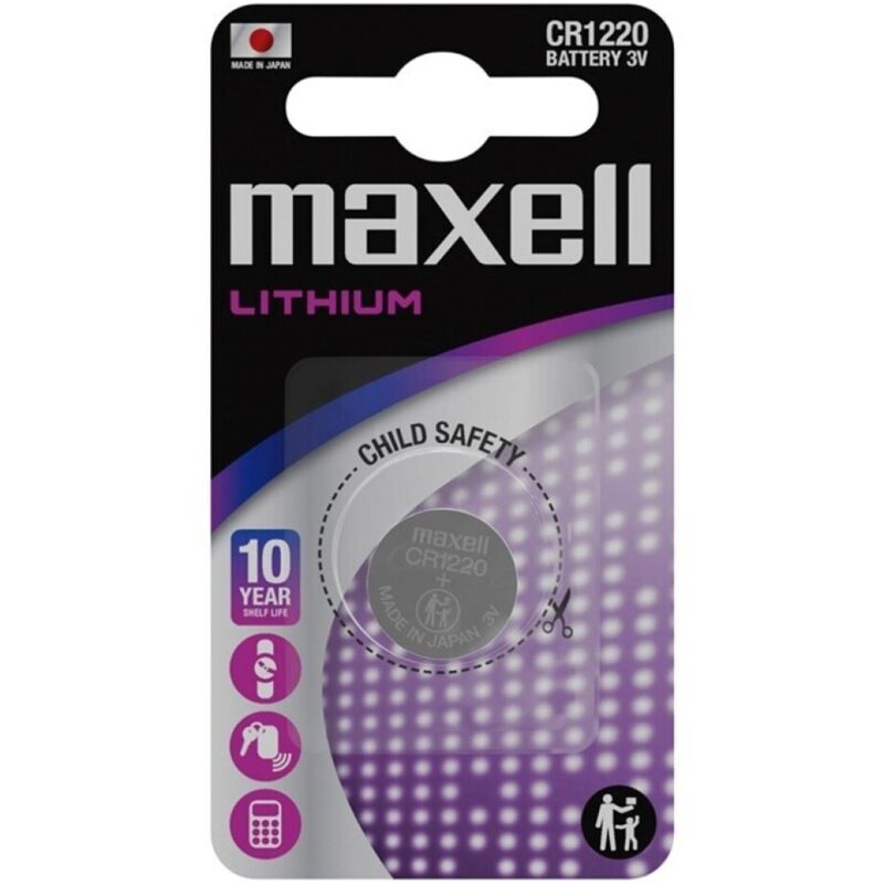 img_199017_59dd485746b40337f618ae5ea7df821c_1.jpg MAXELL - PILA BOTON LITIO CR1220 3V BLISTER*1