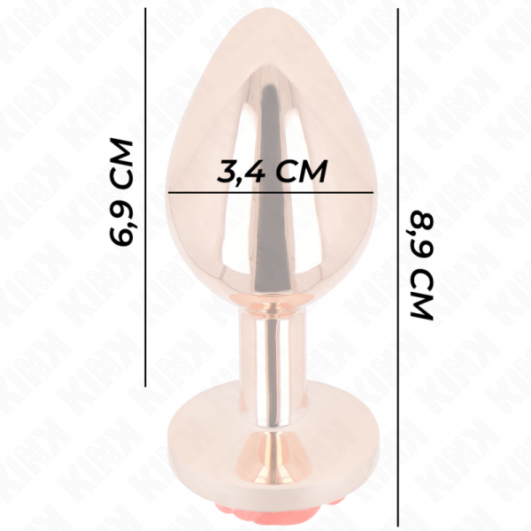 img_199023_4aa4c2e92fa45a7a0a52da9af98944d6_1.png KINK - PLUG ANAL ORO ROSADO ROSA ROJA M