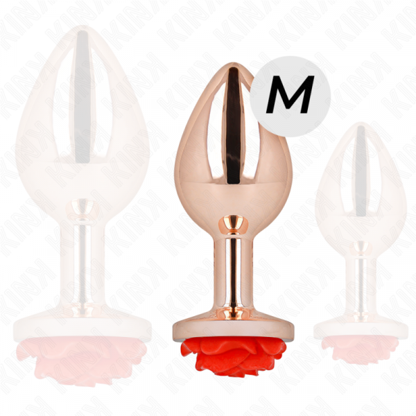 img_199024_d4b92df0c09e125bf53aa70b66249580_1.png KINK - PLUG ANAL ORO ROSADO ROSA ROJA M