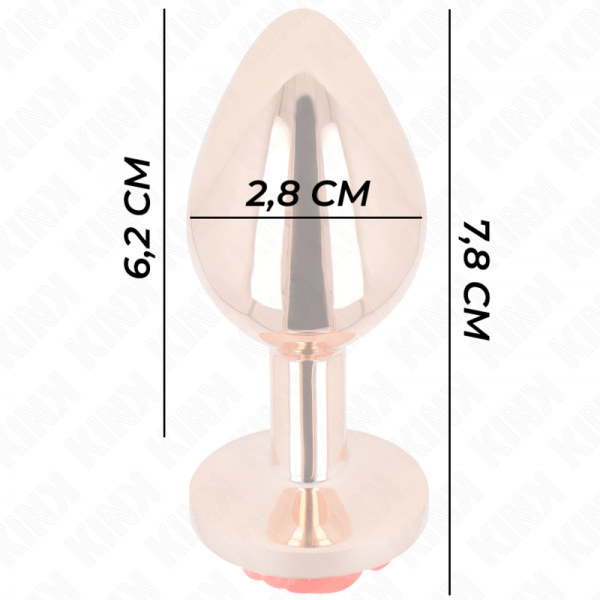 img_199028_8f52d5063cac90b7a8c979ad2f302b1c_1.png KINK - PLUG ANAL ORO ROSADO ROSA ROJA S