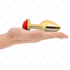 img_199036_b60312dac71b0b6eb5912576ed11f51a_1.png KINK - PLUG ANAL DORADO ROSA ROJA TALLA L