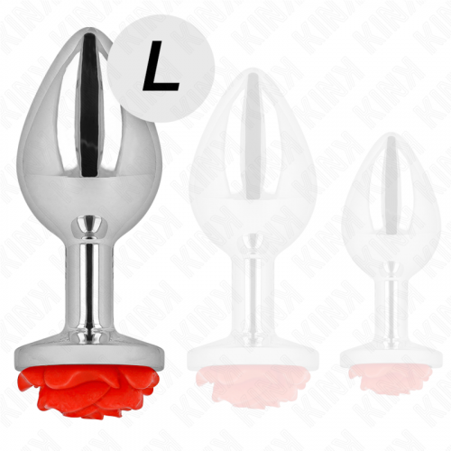 img_199051_cd72d1a7c64191a5db27ca7134fceef1_1.png KINK - PLUG ANAL ROSA ROJA TALLA L