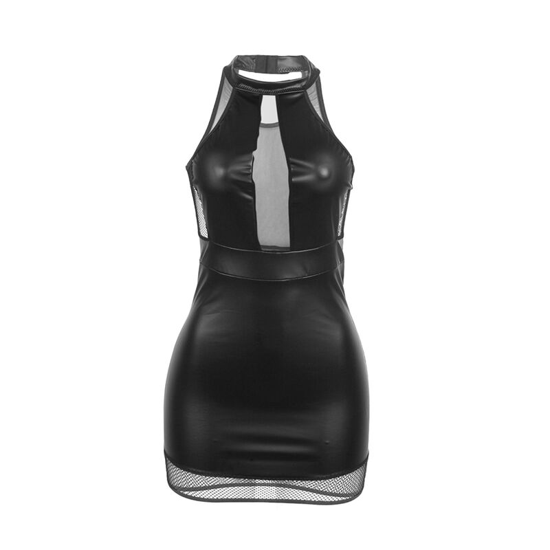img_200435_ccffaea1a0f81fbdc075f82f842af2b4_1.jpg SUBBLIME - 955489 VESTIDO CUELLO HALTER CON TRANSPARENCIAS NEGRO L/XL