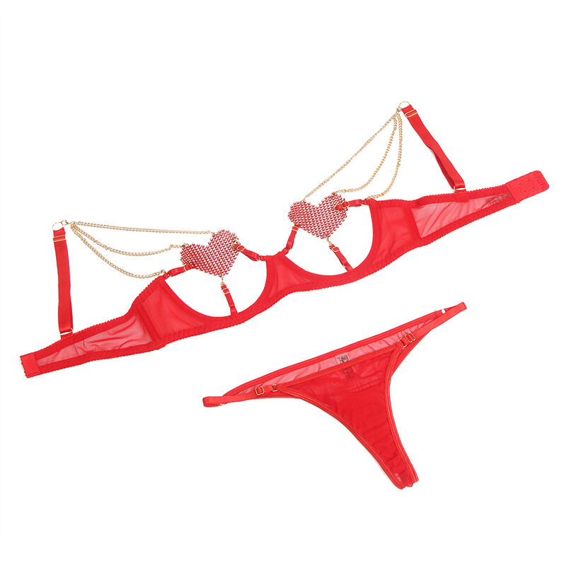 img_200472_774fde79423b9ec7e9112e5f70e1d7f0_1.jpg SUBBLIME - 955526 CONJUNTO SUJETADOR CON CADENAS Y CORAZÓN DE MALLA ROJO L/XL