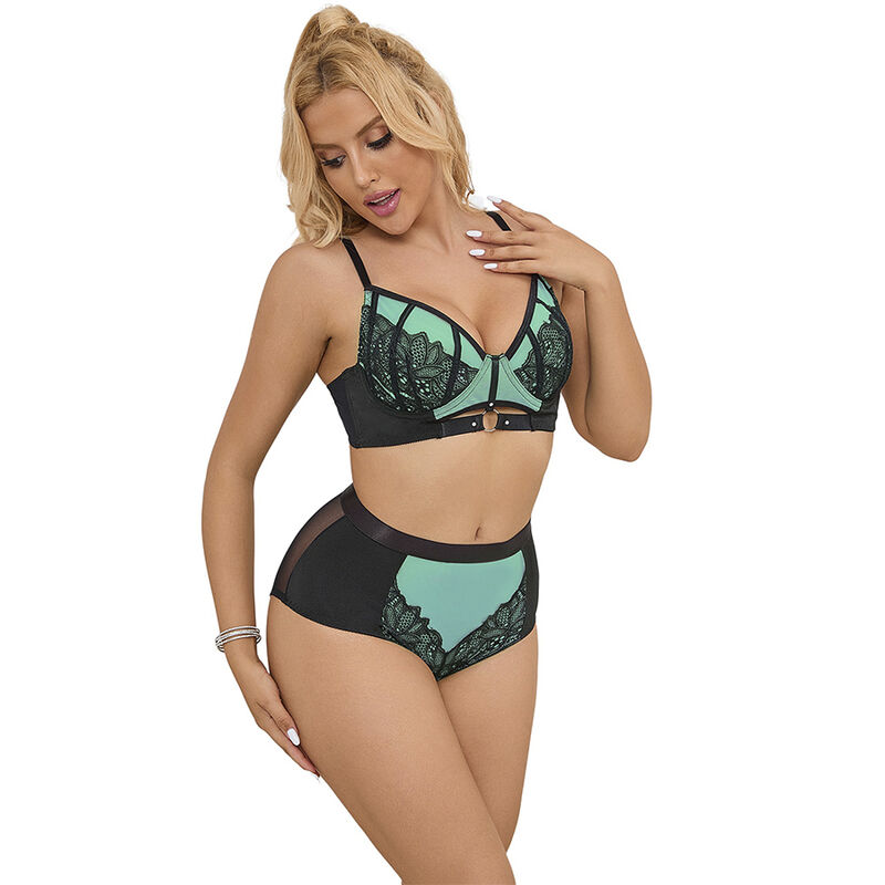 img_200524_74f373ec9fb14003c14a7fa5e7e905d4_1.jpg SUBBLIME - 955564 CONJUNTO SUJETADOR CON CREMALLERA DE MALLA DE CHAROL VERDE L/XL