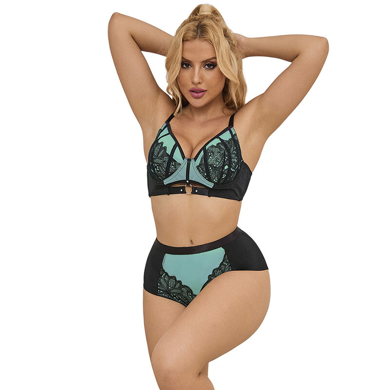 img_200526_a577d76d6da7d0565d1512e8ed9892a1_1.jpg SUBBLIME - 955564 CONJUNTO SUJETADOR CON CREMALLERA DE MALLA DE CHAROL VERDE L/XL