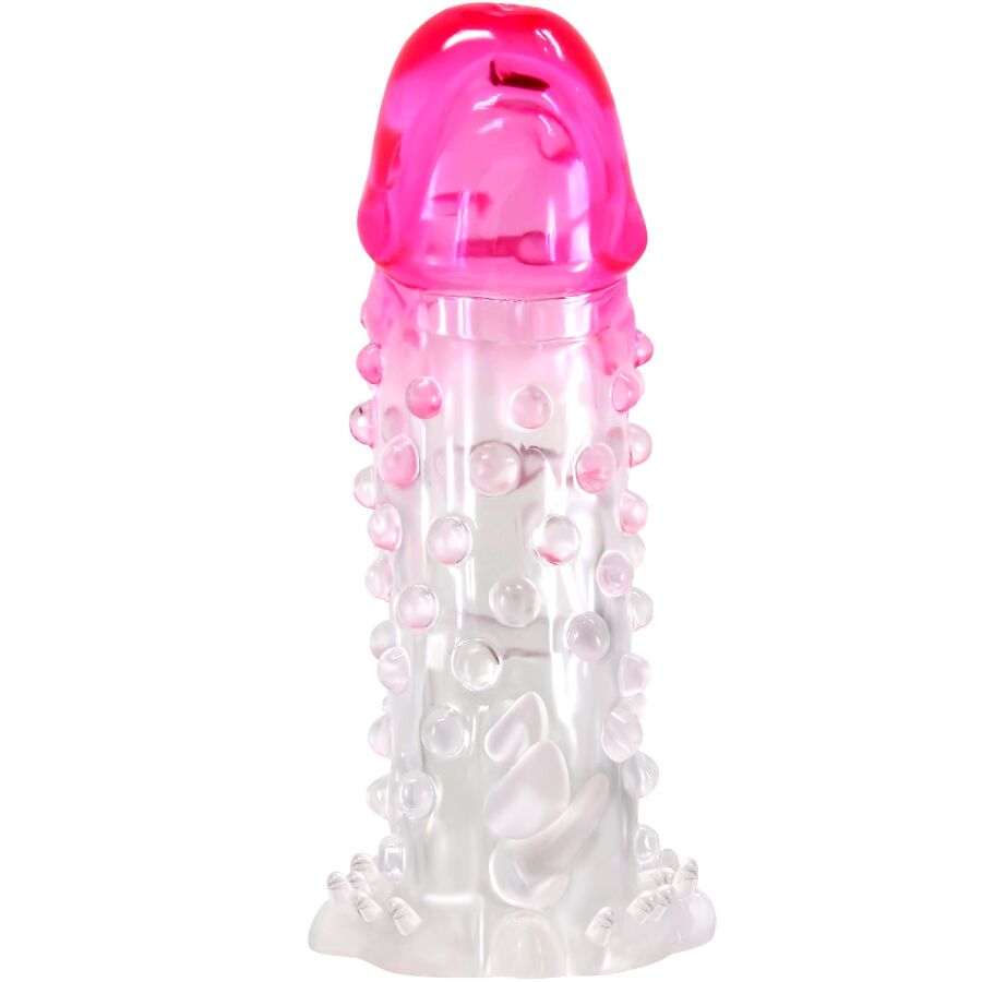 img_201229_4ec00dc6a5f9ac51a2aff77bb8022a39_1.jpg PRETTY LOVE - WILFORD FUNDA REALÍSTICA ALARGADORA CON RELIEVE PARA PENE ROSA
