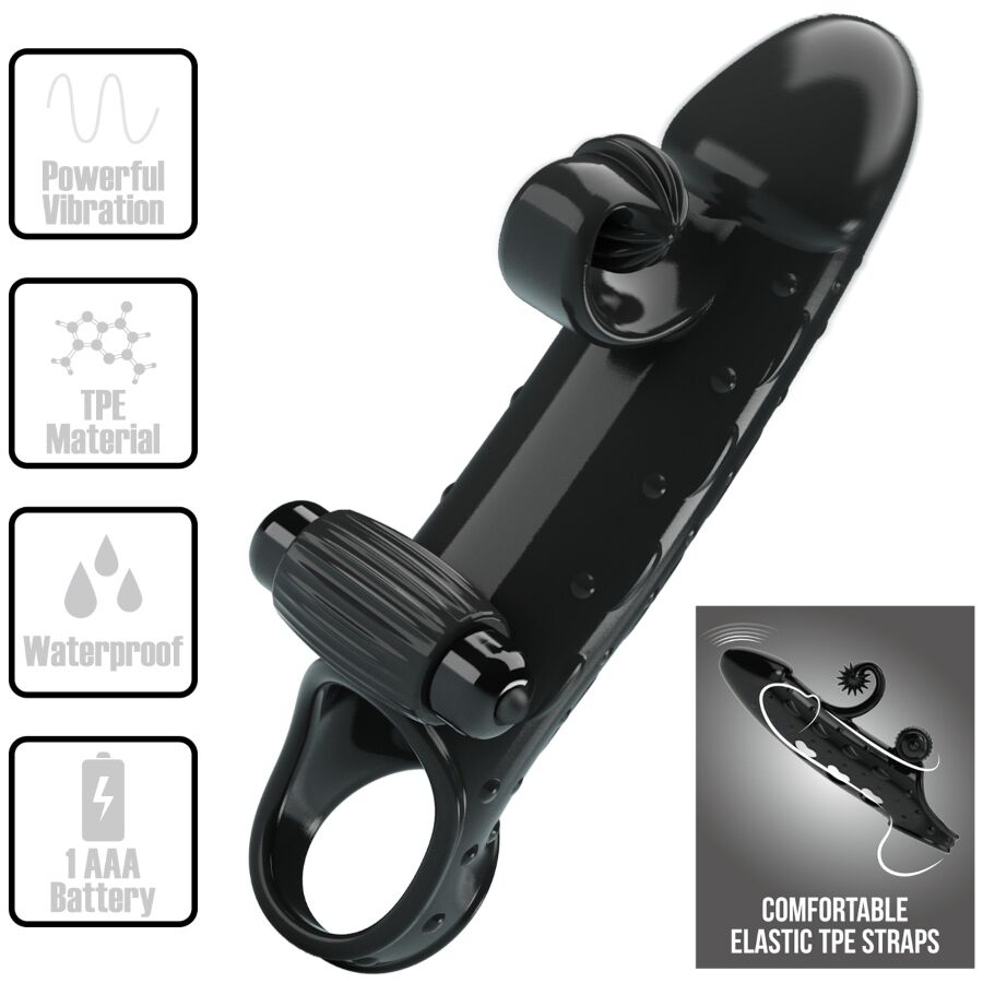img_201875_64587e572d4a05a6013e646ef8543b19_1.jpg ROMANCE - FUNDA PARA PENE CON VIBRACIÓN NEGRO