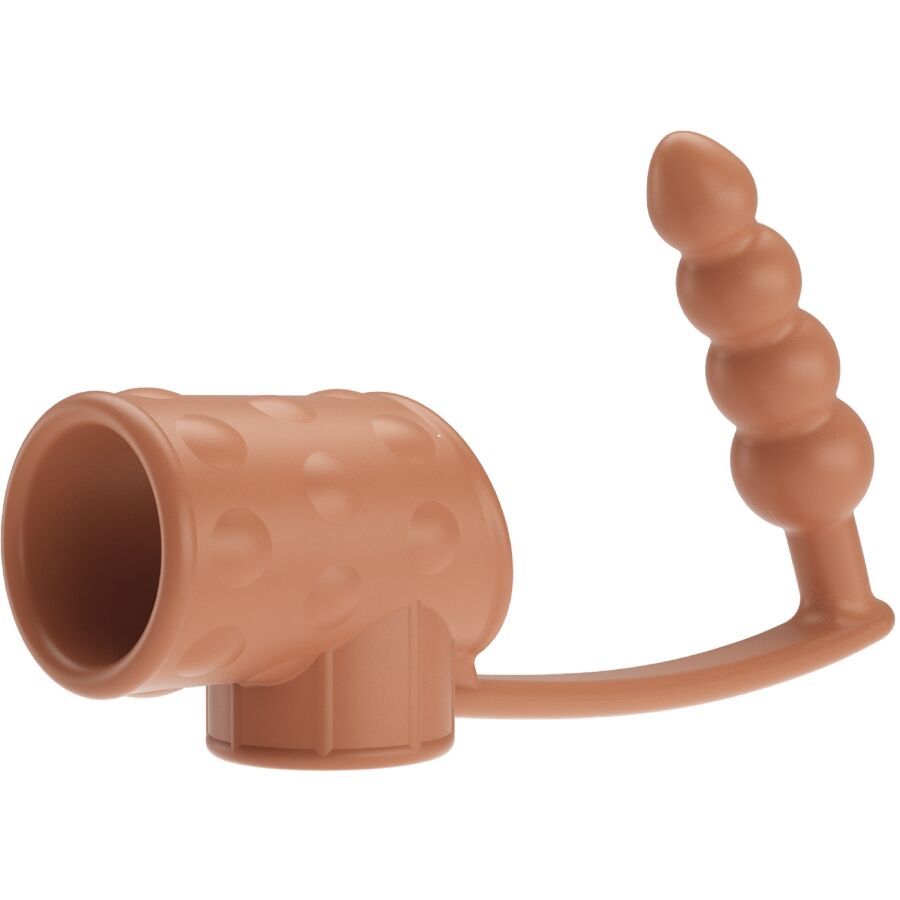 PRETTY LOVE - FUNDA PARA PENE CON PLUG ANAL NATURAL