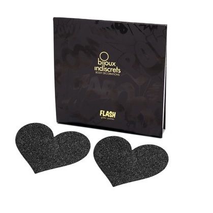 img_20324_81d0f3c665f62822890321288ba75f46_1.jpg BIJOUX - INDISCRETS PEZONERAS FLASH CORAZÓN NEGRO