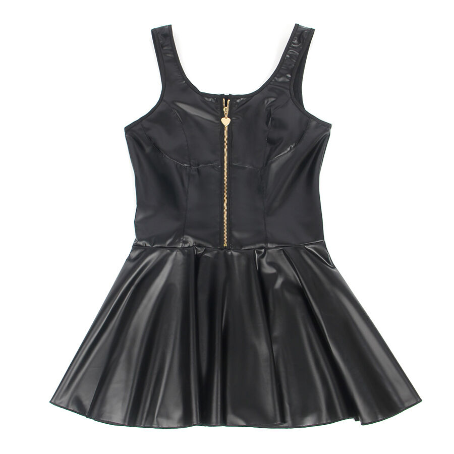 img_203587_04806799d8a2f84c1c1eaba409eec76e_1.jpg SUBBLIME - 957667 VESTIDO DE CUERO CON CREMALLERA DE CORAZÓN NEGRO S/M