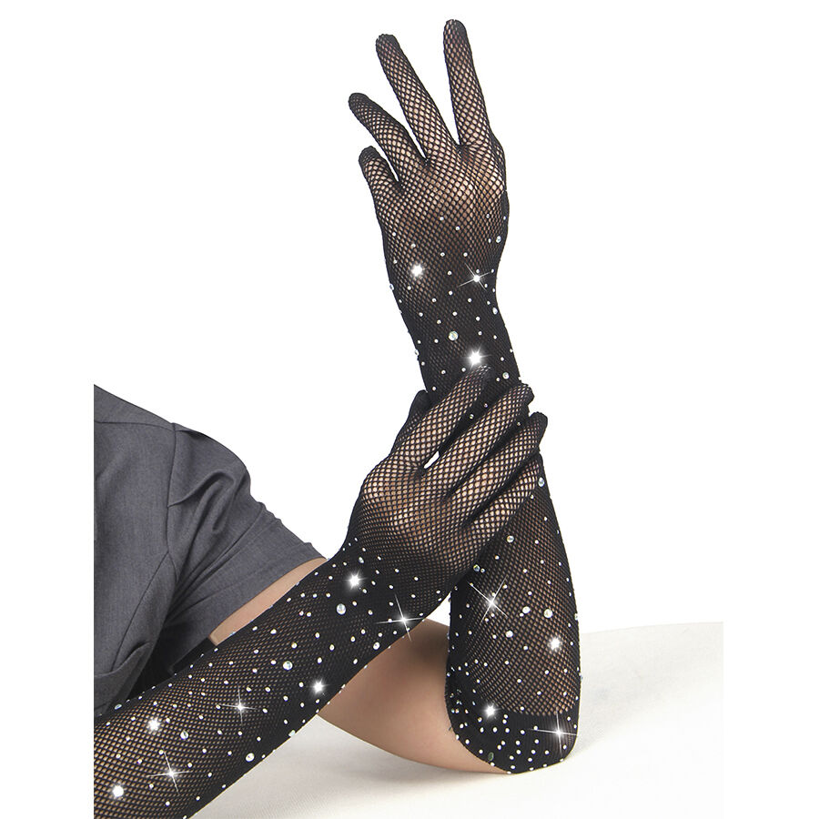 img_203795_54925a8038fef9cd993116b7aa8c148e_1.jpg SUBBLIME - 957469 GUANTES TRANSPARENTES CON BRILLO NEGRO S/M