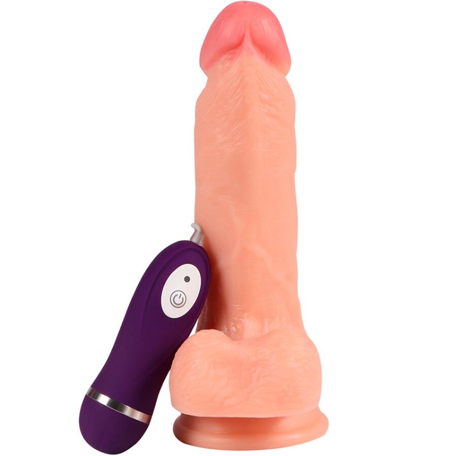 img_204213_7a0df8f6ee176595c7cc70dc3553db40_1.jpg SHEQU - IRON DRAGON DILDO VIBRADOR CON CONTROL REMOTO 17,5 CM