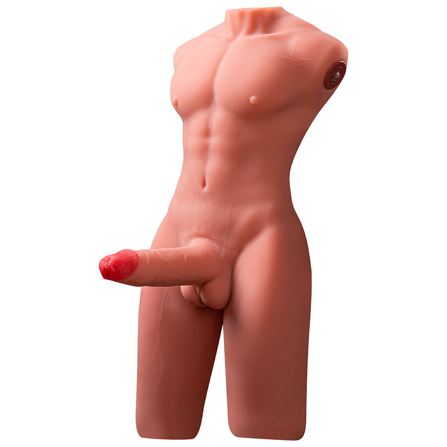 img_204537_764a3f2ab2cb7a7ea9fce05f67e810dc_1.jpg XISE - JASON HALF BODY TORSO REALÍSTICO MASCULINO CON THRUSTING Y VIBRACIÓN 55 CM