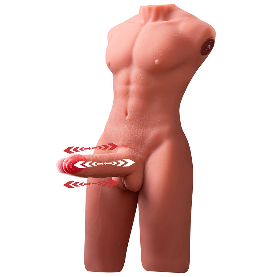 img_204539_f72100629c6b3b282ff2034ccf5461ab_1.jpg XISE - JASON HALF BODY TORSO REALÍSTICO MASCULINO CON THRUSTING Y VIBRACIÓN 55 CM