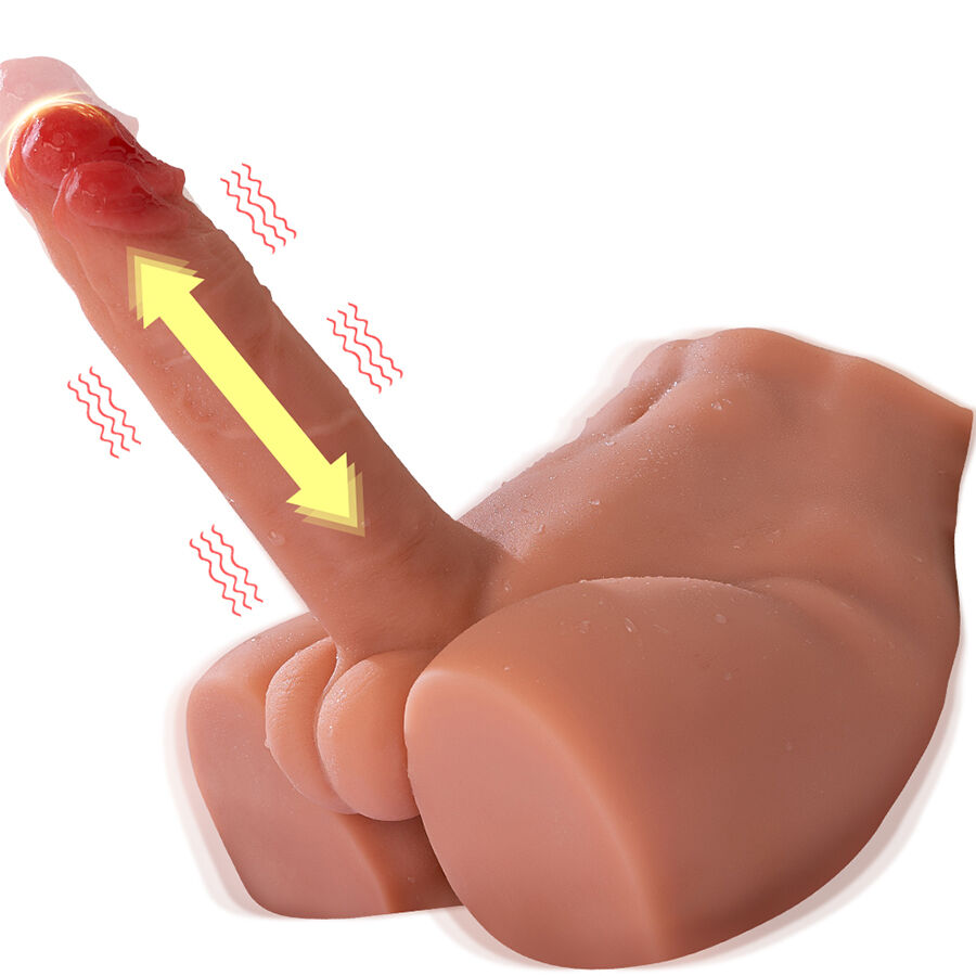 img_204540_f1c2d5f420bb5f78126381061004850f_1.jpg XISE - PEEL DILDO ASS MASTURBADOR DILDO REALÍSTICO POSICIÓN FRONTAL CON THRUSTING 17,5 CM