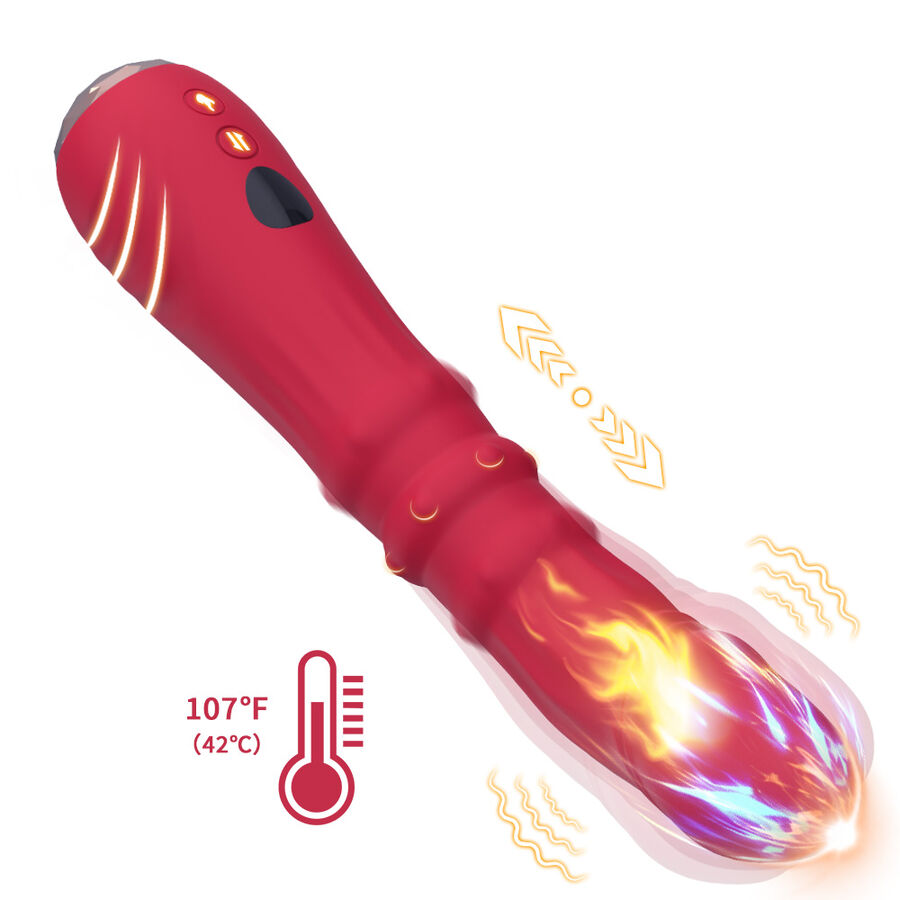 img_204965_d07cc45d4b6a0bf6daf347f1fde16974_1.jpg ARMONY - THERMO-ADJUSTABLE POINT A STIMULATOR VIBRATOR DILDO RED