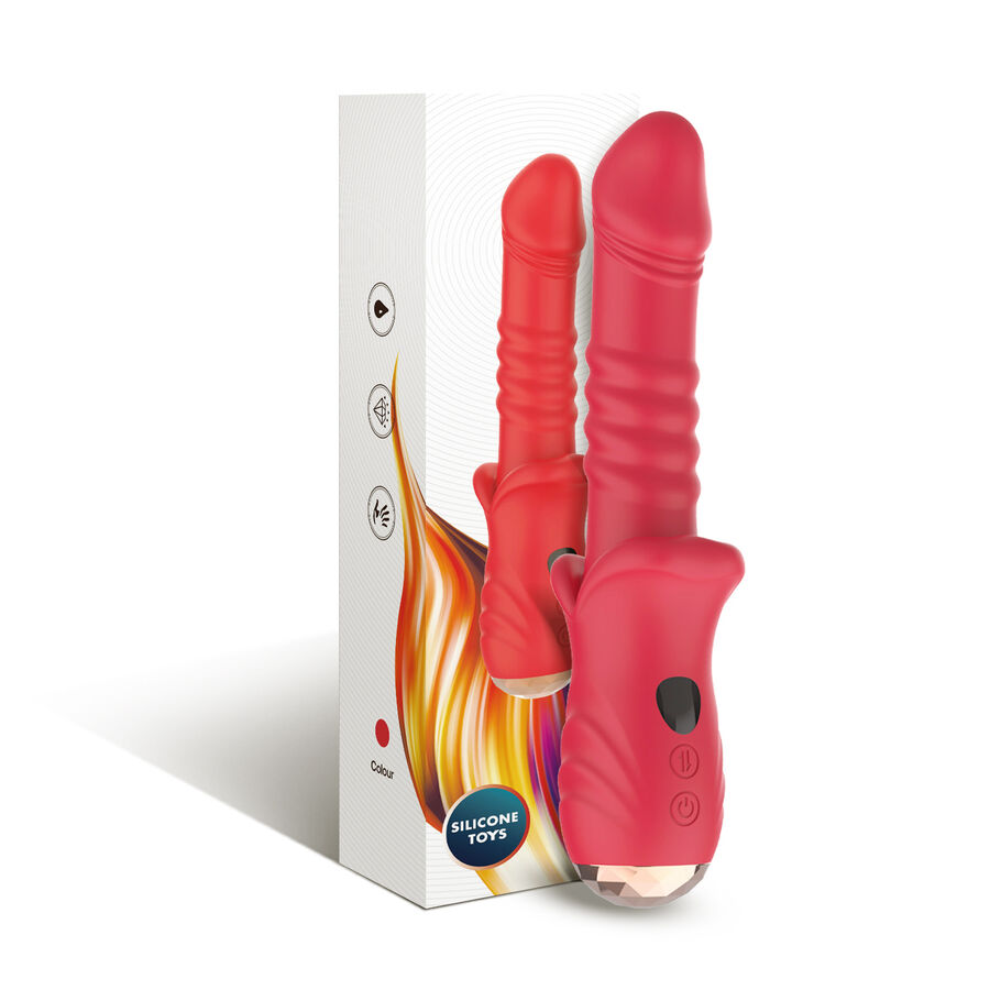 img_204979_e6108d5e07087411f2d001d859e39250_1.jpg ARMONY - POINT A STIMULATING VIBRATOR DILDO RED