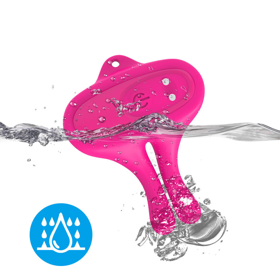 img_205138_1e2adfebd728ff703c36926e1066afde_1.jpg ARMONY - RABBIT SHAPE VIBRATION MAGNETIC NIPPLE CLAMPS PINK