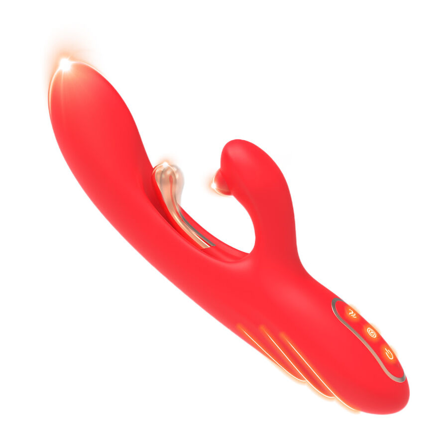 img_205154_d62a7a5cf20f49d739e252d06ba3e5e2_1.jpg ARMONY - G-SPOT AND CLITORIS STIMULATOR VIBRATOR WITH OSCILLATING TONGUE RED