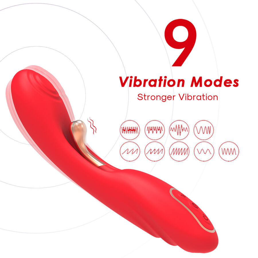img_205169_d0f059e26f26cda5e5c5fe07ff9f58a4_1.jpg ARMONY - VIBRATOR WITH OSCILLATING TONGUE RED