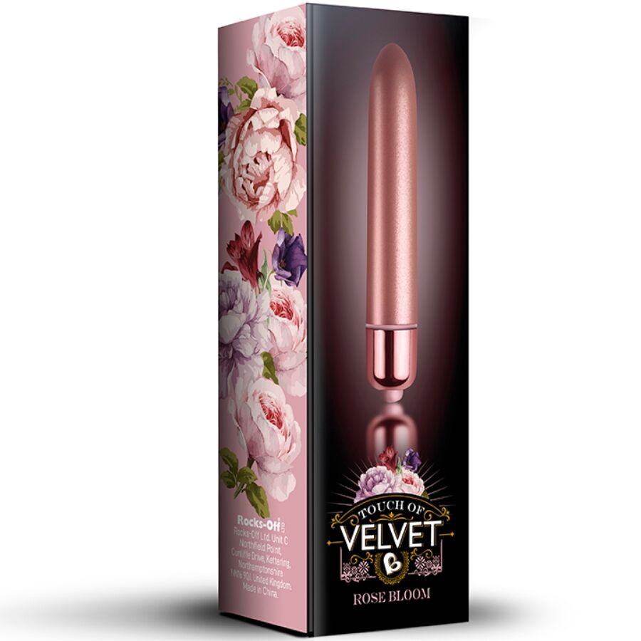 img_205277_f52931ed780b7605acfd392120f345f5_1.jpg ROCKS-OFF - BALA VIBRADORA TOUCH OF VELVET ROSE BLOOM 10 VELOCIDADES
