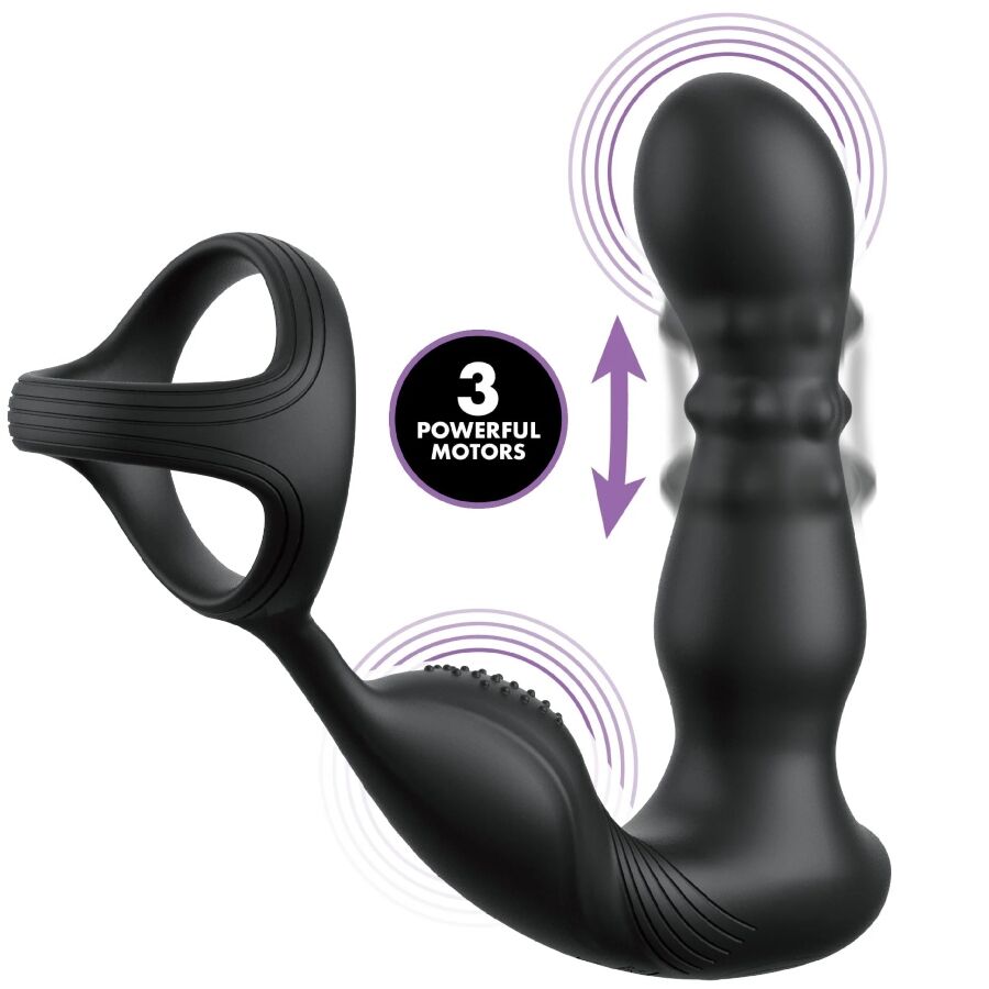 img_205424_4cb04f4bf1297dc85017377ad00c5005_1.jpg ANAL FANTASY ELITE COLLECTION - ANILLO Y MASAJEADOR ANAL VIBRADOR CON CONTROL REMOTO