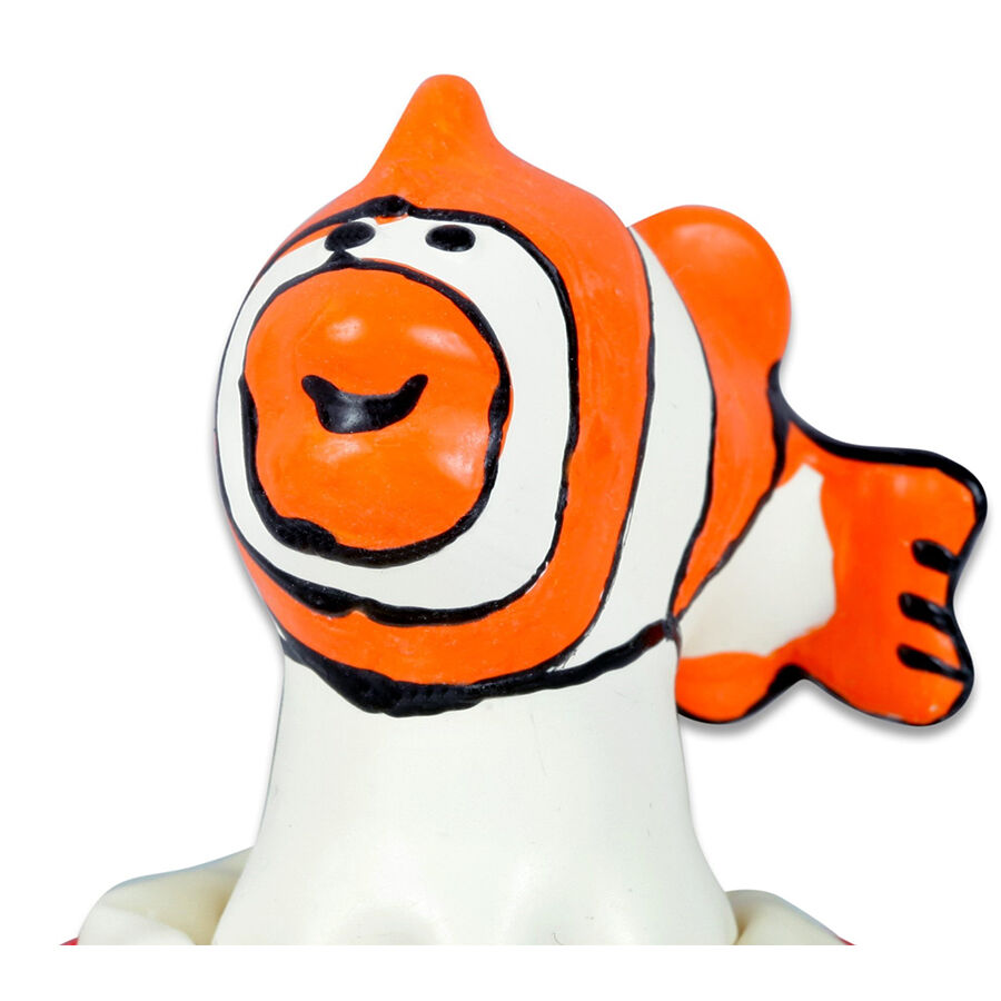 img_205580_9d6f3c56f27297ff74b6a1af724e2b2e_1.jpg CONDOMERIE - PRESERVATIVO DECORATIVO PINTADO A MANO PESCADO NARANJA