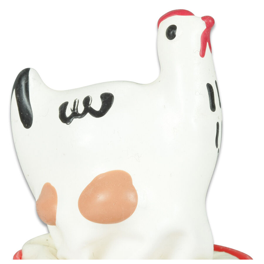 img_205606_36a2c216bb22f7c4a65952e94de79a3a_1.jpg CONDOMERIE - PRESERVATIVO DECORATIVO PINTADO A MANO POLLO BLANCO