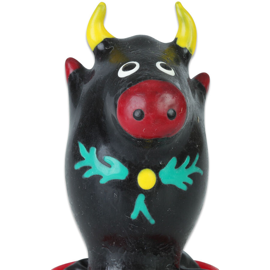 img_205756_515e3672c2c1c5d916b3699b93820e4f_1.jpg CONDOMERIE - PRESERVATIVO DECORATIVO PINTADO A MANO TORO NEGRO MODELO 1