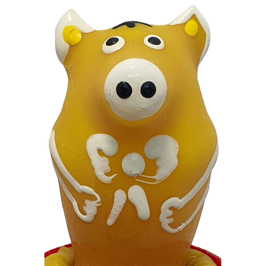 img_205809_82effc3478666e2c42c2d2d083a968a8_1.jpg CONDOMERIE - PRESERVATIVO DECORATIVO PINTADO A MANO CERDO SENTADO AMARILLO