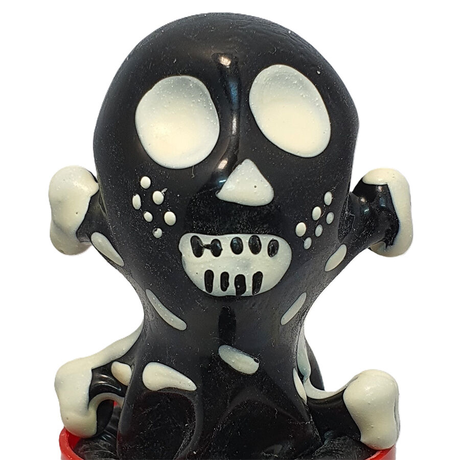 img_205817_b9d0711848756096ec5008aa45ab4508_1.jpg CONDOMERIE - PRESERVATIVO DECORATIVO PINTADO A MANO CALAVERA NEGRA MODELO 2