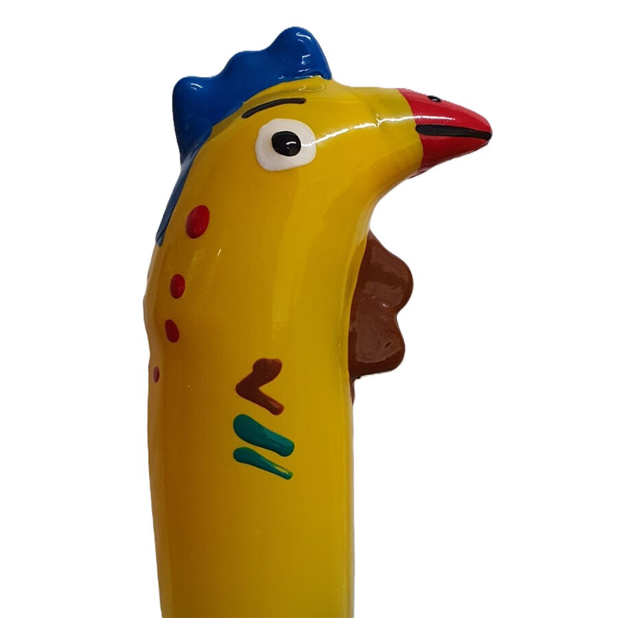 img_205818_0ad75178d0e758cb8d8235d718c61820_1.jpg CONDOMERIE - PRESERVATIVO DECORATIVO PINTADO A MANO GALLO MODELO XL