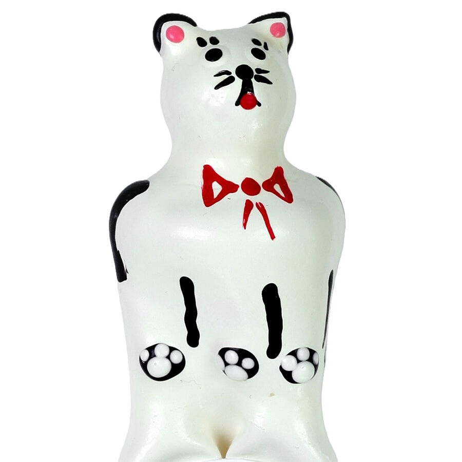 img_205842_8a49585e5a4999a976b2812b766dc02e_1.jpg CONDOMERIE - PRESERVATIVO DECORATIVO PINTADO A MANO GATO MODELO XL