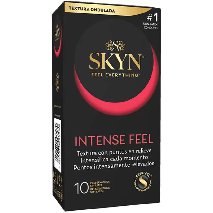 img_206066_ce334acb548e43af18d525287111efc0_1.jpg SKYN - PRESERVATIVO INTENSE FEEL TEXTURA CON DISEÑO ONDULADO 10 UNIDADES