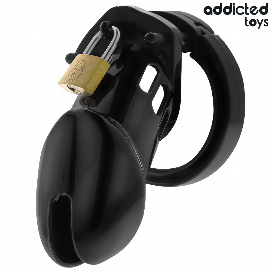 img_207014_95d970c17f98b086f257f6b128870933_1.png ADDICTED TOYS LOCKED - OBSIDIAN HOLD JAULA PARA PENE TALLA M
