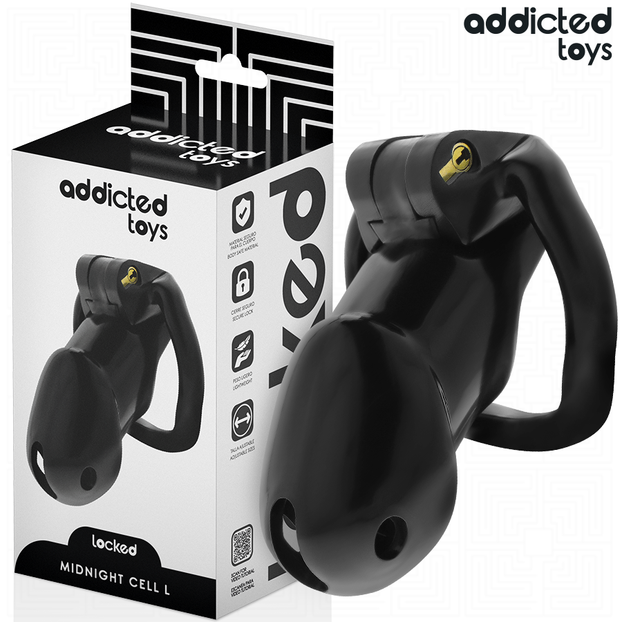 img_207022_39f3942b916e6e985435986f2b48a262_1.png ADDICTED TOYS LOCKED - MINDNIGHT CELL JAULA PARA PENE TALLA L